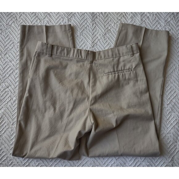 George Boys Husky Pants Straight Leg Adjustable Waist Tan Khaki Size 18H Husky - Picture 4 of 8